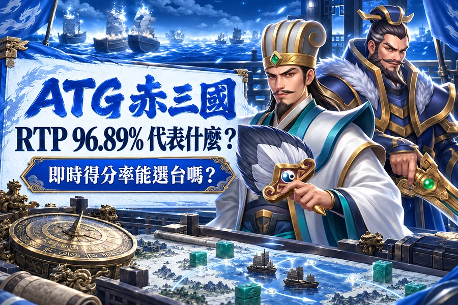 ATG 赤三國RTP 96.89% 代表什麼？即時得分率能選台嗎？